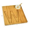 Picnic at Ascot Monogrammed Bamboo Charcuterie, Cheese & Cracker Serving Board - 3 of 3