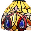 Chloe Lighting Serenity Victorian Tiffany-Style Dark Bronze 1 Light Mini-Pendant 8" Wide - 4 of 4