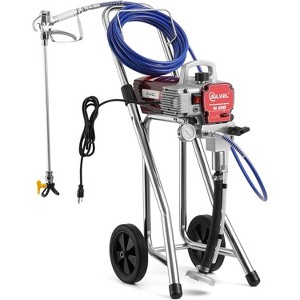 SILVEL 1200W Airless Paint Sprayer Silver Red 3300 PSI Electric Paint Sprayer with Extension Rod for Interior Exterior Furniture Fence Home - 1 of 4