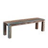 50" Old Reclaimed Wood Bench Brown - Timbergirl: Artisan Crafted, Rectangle, 300 lbs Capacity, Dining Room - 2 of 4