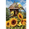 Briarwood Lane Summer House Flag 40x28 For Outdoor Goldfinches and Sunflowers For Summer House Flag - 3 of 4
