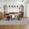 Modern Abstract Rug Washable Rug Non Slip, Low Pile Thin Foldable Mat - 4 of 4