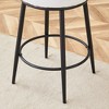 PAGED Bar Stools Set of 2, Modern Dining Chair with Metal Legs and Upholstered Seat, Living Room Chair for Bedroom, Dining Room - 4 of 4
