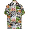 HAPPY BAY Mens Hawaiian Short Sleeve Button Down Shirt Men's Casual Shirts Vacation Tropical Beach Summer Party Shirts for Men Funny - 4 of 4