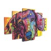 Trademark Fine Art -Dean Russo 'Tilt Dachshund Love' Canvas Art - 2 of 3