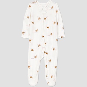 Carter's Just One You® Baby Girls' Chicken Comfy Soft Sleep N' Play - Ivory - 1 of 3