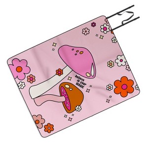 Daily Regina Designs Colorful Mushrooms And Flowers Picnic Blanket - Deny Designs - 1 of 3