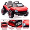 12V Ride on Car with Parental Remote Control, Electric Ride on Vehicle Toy for Kids, Toddler  Ride on Toy with LED Light & Music for Boys Girls - 3 of 4
