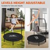 Jump Into Fun Foldable Trampoline for Adults with Adjustable Handlebar, Thickened Steel Frame, Easy to assemble, waterproof Perfect for Exercise - 4 of 4