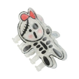 Unique Bargains Halloween Claw Clip Orange Black 1 Pc - 1 of 4
