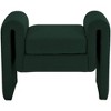 Meridian Furniture,Stylus Boucle Fabric Bench - 3 of 4