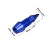 Unique Bargains Wheel Valve Cap Extension Tire Stem Valve Caps Extender Dustproof Waterproof for Auto Aluminum Alloy 4 Pcs - 2 of 4