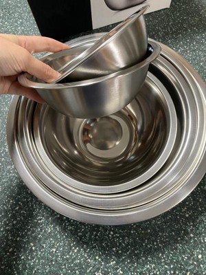  JoyJolt Stainless Steel Mixing Bowl Set of 6 Bowls