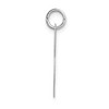 Black Bow Jewelry 14k White Gold, Ella Collection, LG Fancy Script Initial Pendant A-W - 2 of 4