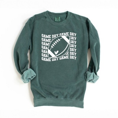 Simply Sage Market Women's  Garment Dyed Graphic Sweatshirt Football Game Day