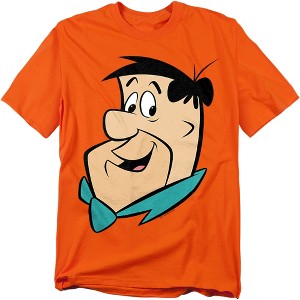 The Flintstones Fred Headshot Adult T-Shirt - 1 of 4