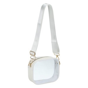 Unique Bargains Waterproof Adjustable Detachable Shoulder Strap Crossbody Bag - 1 of 4