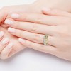 Pompeii3 1Ct TW Vintage Engagement Wedding Ring Set Lab Created 14k Gold - 4 of 4