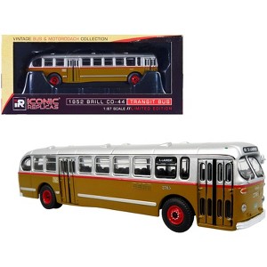 1952 CCF-Brill CD-44 Transit Bus STM "S-Laurent" "Vintage Bus & Motorcoach Collection" 1/87 Diecast Model by Iconic Replicas - 1 of 3
