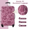 Lyngins 3-Piece Hardside Luggage Set – 20" Carry on Luggage, 24" & 28" Printed Spinner Suitcases with TSA Lock, PC Material, Silicone Handles - 3 of 4