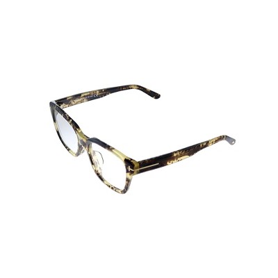 Tom Ford Blue Block  056 Womens Rectangle Eyeglasses Havana 54mm