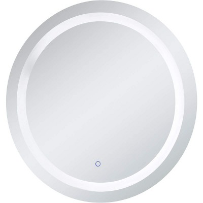 Elegant Lighting Helios 32 inch Hardwired LED mirror with touch sensor and color changing temperature 3000K/4200K/6400K