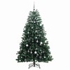 Artificial Hinged Christmas Tree 300 LEDs & Ball Set 70.9" - 4 of 4