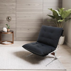 Maliang Modern Patio Accent Chair, Living Room Chairs with Metal Legs and Soft Padded, Sofa Chairs for Home Office,Bedroom - 1 of 4
