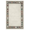10x13 Machine Washable Modern Bordered Area Rug Non Slip Contemporary Geometric Accent Rugs for Living Room, Bedroom, Dining Room Office - 4 of 4