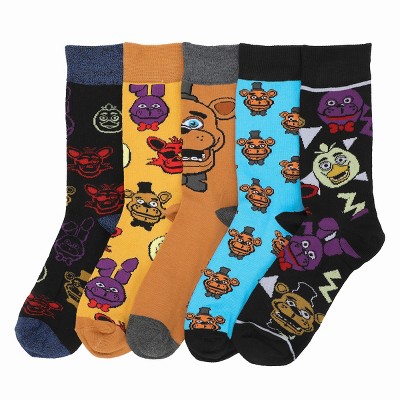 Five Nights at Freddy's Freddy 360 Crew Socks : : Toys & Games