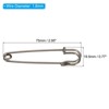 Unique Bargains Large Metal Sturdy Sewing Safety Pins for Blankets 50 Pcs - 2 of 4