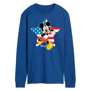 Men's - Disney - Americana Long Sleeve Graphic T-Shirt - 1 of 3