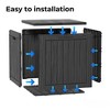 Decksplore Deck Box, Outdoor Storage Box, Patio Gardening Tools, Water and UV Resistant for Patio, Garden, Lawn, - 3 of 4