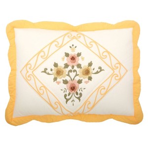 BrylaneHome Ava Embroidered Cotton Sham - 1 of 2