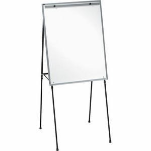 Lorell - Magnetic Dry-erase Board Easel - Black - 34 in. x 28 in. - 1 Each - 1 of 2