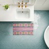 Stupell Industries Subtle Boho Geometrics Printed Plush Bathroom Floor Mat, design by Jennifer Ellory - 4 of 4