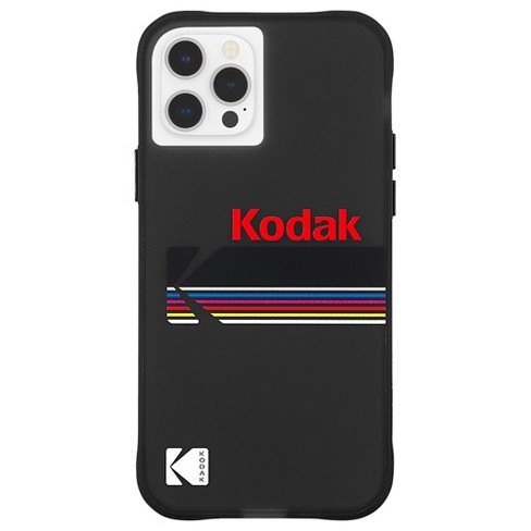 Kodak X Case Mate Case For Iphone 12 And Iphone 12 Pro 5g 10 Ft Drop Protection 6 1 Inch Matte Black Shiny Black Logo Target