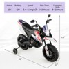 Costway 12V Licensed Aprilia Kids Ride On Motorcycle Electric Dirt Bike with Light & Music - 3 of 4