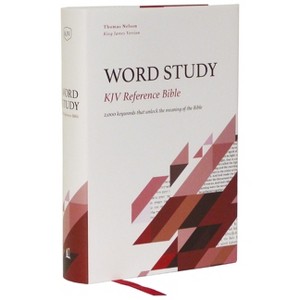 Kjv, Word Study Reference Bible, Hardcover, Red Letter, Comfort Print - by  Thomas Nelson - 1 of 1