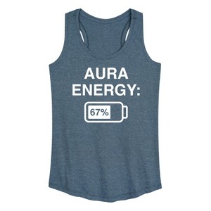 Women's - Instant Message - Aura Energy 67 Graphic Racerback Tank - 1 of 4