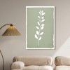 Art Remedy Linen Leaf Screen II Minimalistic Botanical and Floral Art Prints Unframed - 2 of 4