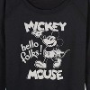 Women's - Disney - Mickey Mouse Hello Folks Lightweight French Terry Slouchy - 2 of 4