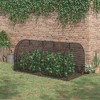 Outsunny Crop Cage with Two Zippered Doors, Storage Bag and Ground Stakes, Plant Protection Tent - image 3 of 4