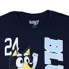 Seven Times Six Bluey Shirt Mens Bandit Sport Squash Game Short Sleeve Graphic Tee Blue - 3 of 3