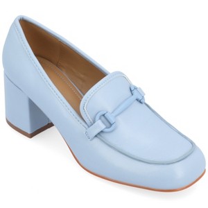 Journee Collection Womens Nysaa Low Heel Square Toe Pumps - 1 of 4
