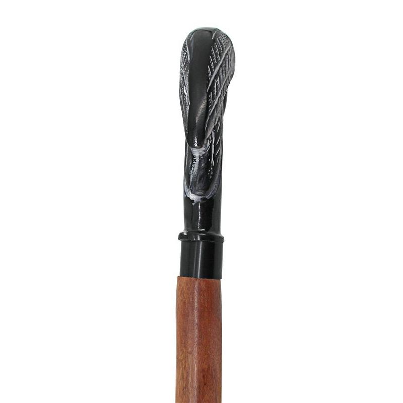 Poe's Mystic Raven Solid Hardwood Walking Stick, 5 of 8
