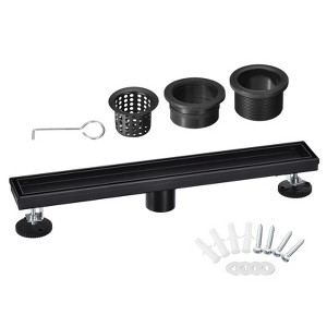 Unique Bargains Stainless Steel Brushed Surface Corrosion Resistant Rust Proof Drain Strainer Set - 1 of 4