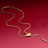 Pure Collection by Ross-Simons 18kt Gold Vermeil Snake Lariat Necklace Size - 4 of 4