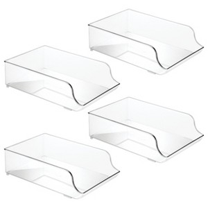 Water Bottle Organizer for Fridge - Set of 4 - Clear - Made in USA - 1 of 4