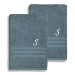 Linum Home Textiles 100% Turkish Cotton 2PC Denzi Bath Towel Set - 1 of 1